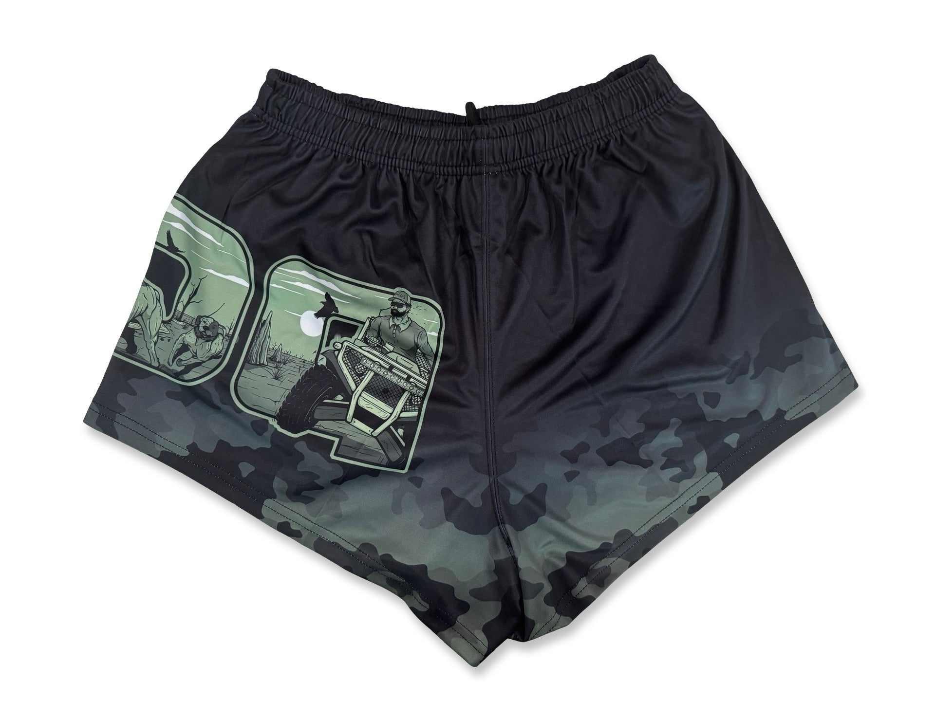 🔥NEW🔥 Footy Shorts - Black HDQ Camo